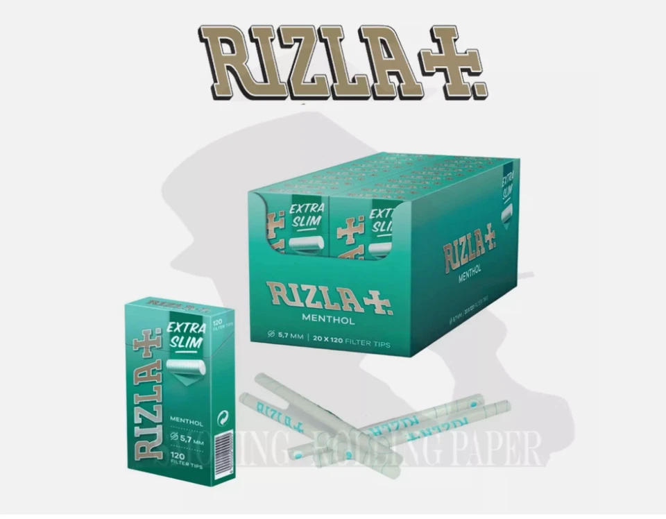 Filtri Rizla Mentolo Pop Tips Ultra Slim 5.7mm – 20 Stick x 120 Filtrini