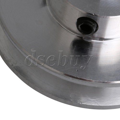 Silver Aluminum Alloy One Groove 6MM Fixed Bore Step Pulley 41x16x6MM - Picture 8 of 8