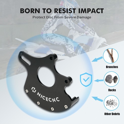 Brake Caliper Bracket Rotor Disc Protector For Yamaha Raptor 700 700R 2013-2023 - Picture 3 of 6