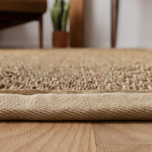 Natural Fiber Collection Accent Rug - 3' X 5', Natural & Ivory, Border Basketwea - Picture 6 of 12