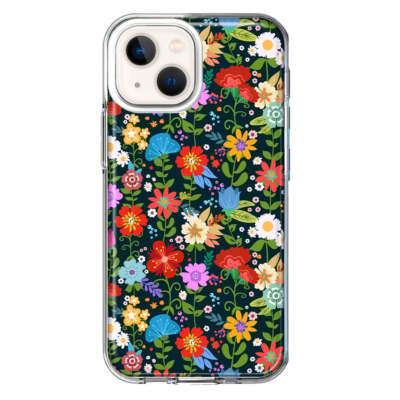 Mundaze Case for Apple iPhone 14 Plus Cover Cute Flowers Spring Floral
