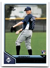 2011 Topps Lineage Jeremy Hellickson Rookie Tampa Bay Rays #31