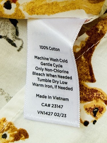 Talbots Dog Days Cotton Button Front Shirt - Multicolor Size S - Picture 4 of 8