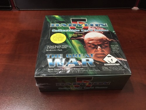 Caja de refuerzo Babylon 5 TCG The Great War sellada de fábrica por Precedence - Imagen 6 de 6