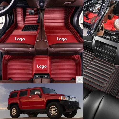 For Hummer H2 H3 H3T 2003-2024 Luxury Custom Waterproof Carpets Car Floor Mats - Picture 5 of 19