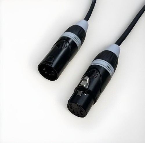 5 Fuß - 100 Fuß DMX Patchkabel 5-Pin XLR Stecker auf Buchse - 110 Ohm - Bild 24 von 24