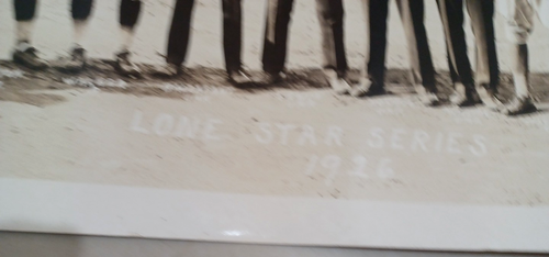 1926 Panoramic Photo Lone Star Texas Baseball Pals Vs Cannibals 10" x 45" JRR5 - Picture 3 of 21