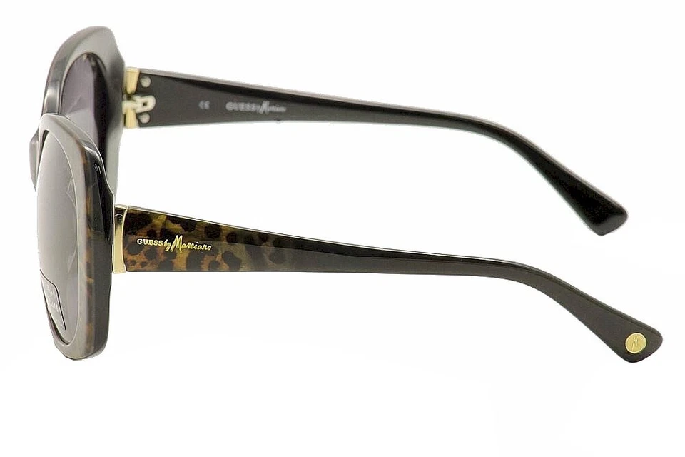 Guess by Marciano GM657 BKLP-3 Black/Leopard Butterfly Gray 58-17-135 Sunglasses - Image 3 of 4