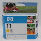 Oryginalny wkład atramentowy OEM HP 11 żółtych wkładów atramentowych C4838A *Nowy*
