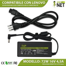 Trasformatore compatibile con Lenovo Thinkpad 385 385CD 385D 385ED 16V 4,5A 72W