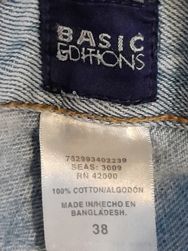 Mens Jean Shorts - Basic Editions - light Blue - Sz 38 - Picture 3 of 6