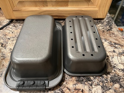 Anolon Bakeware Nonstick Steel Loaf Pans 450°F (2 Pieces) Freezer Safe - Picture 2 of 2