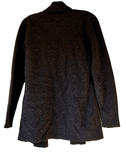 Elena Solano 100% Merino Wool Brown Cardigan Sweater Size S - Picture 5 of 7