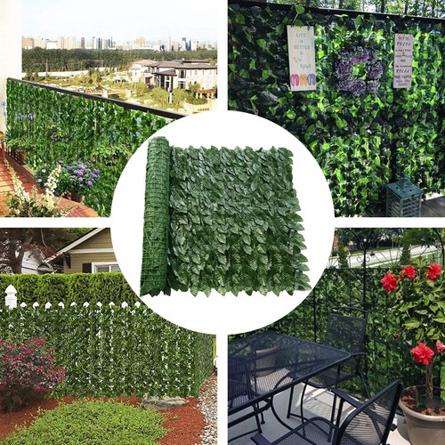 Artificial Hedges Fence Wall Screen Faux Hedges Fence Greenery Garden Home Decor - Picture 7 of 8