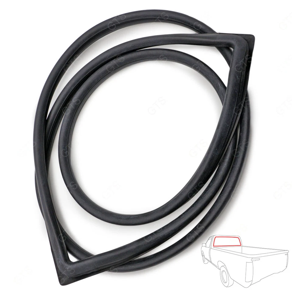 Sello de goma para ventana exterior trasera resistente al clima para camioneta Isuzu TFR LUV 1991 1997 Foto 2 de 4