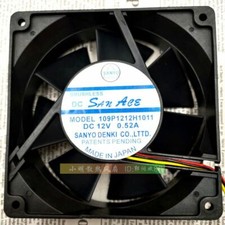 SANYO 109P1212H1011 fan 120 120 38mm 12V 0.52A 3pin