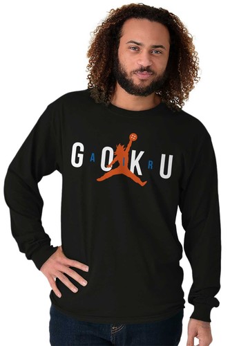Funny Basketball Anime Manga Fan Air Ball Long Sleeve T Shirts Tees For Men - Picture 6 of 10