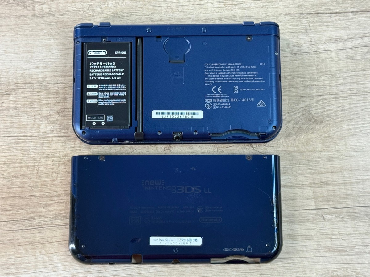 IPS Nintendo New 3DS XL Metallic Blue Console IPS Screen Top