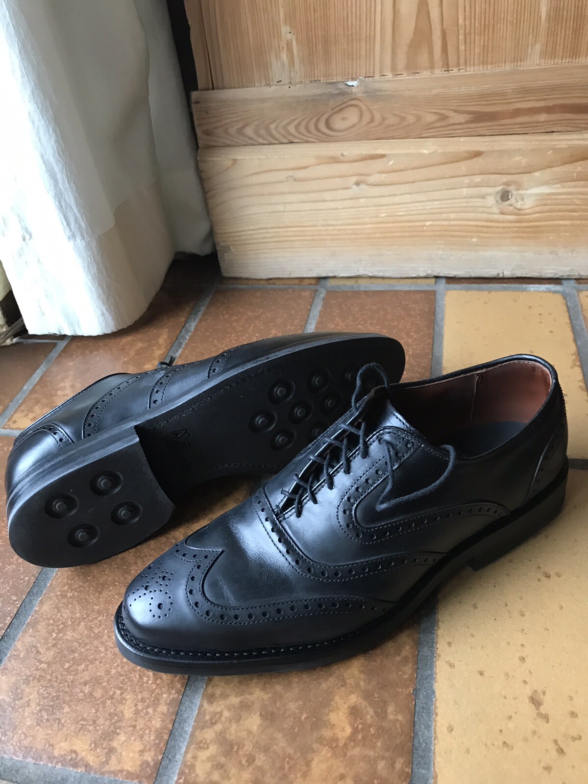 Allen Edmonds Quinton Herrenschuh 8,5 E Rahmengenäht Schwarz Allen Edmonds Quinton Herrenschuh 8,5 E Rahmengenäht Schwarz