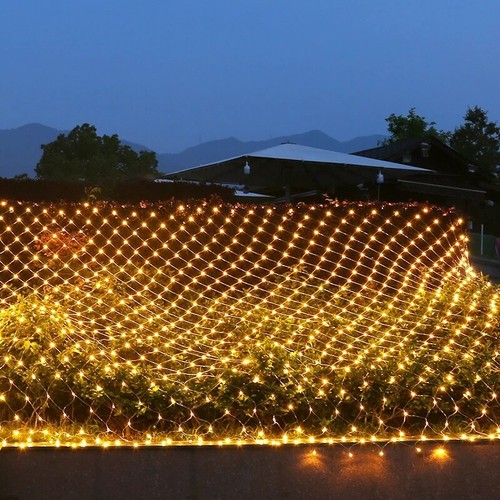 3*2M Solar LED Fairy String Net Lights Curtain Mesh Xmas Garden Outdoor Decor AU - Picture 15 of 15