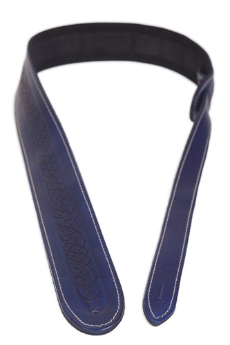 Gitarrengurt Leder mit Prägung Celtic 6 Farben - Bild 2 von 19