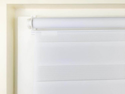 Doppelrollo Klemm Duo Rollo ohne Bohren Fensterrollo Zebrarollo Seitenzugrollo  - Bild 34 von 35