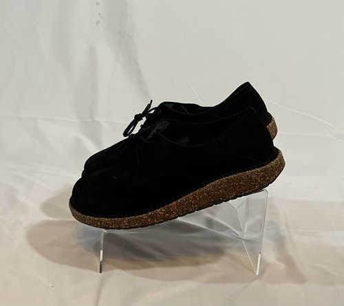 Birkenstock Gary Black Suede Leather Shoes size 11 US 44 EU - Picture 2 of 4