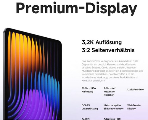 Tablet Xiaomi Mi Pad 7 8+256GB 11.2" Wifi Android 15 Snapdragon 7+ Gen 3 8850mAh - Imagen 5 de 30