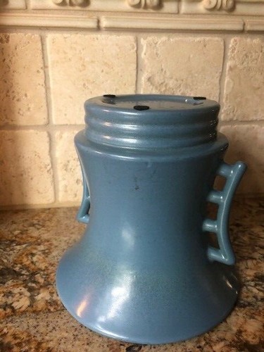 Vintage Rumrill Pottery Vase #636 Blue - Picture 6 of 6