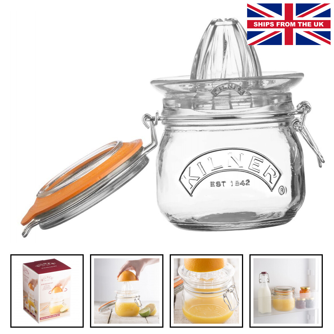 Kilner Juicer Jar 0025.842 Ya3421660 Kilner 0025.842 Juicer Set, Includes
