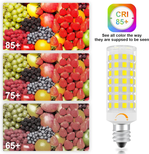 E11 Led Bulb Dimmable, 75 Watt Halogen Equivalent, 7W Natural White 4000K, T4 Mi - Picture 5 of 12