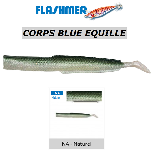 FLASHMER : 3 CORPS BLUE EQUILLE : Le lançon mode texan ! TRES EFFICACE ! New - Imagen 6 de 7
