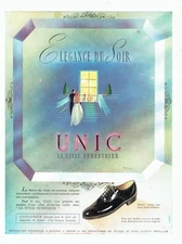 Advertising 049 1949 Men's Shoes Unic by Fenestrier