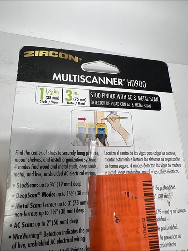 Zircon MultiScanner HD900 OneStep Multi-Function Wall Scanner - Picture 8 of 9