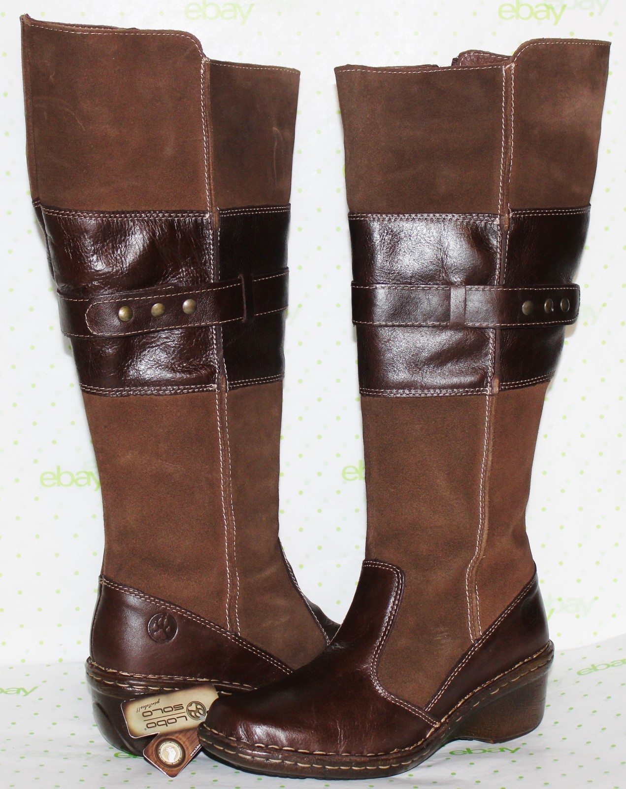 ✿LOBO SOLO Shery Premium Wide-Calf Leder Suede Wide-Calf Premium Zip Tall Stiefel 7.5 M NEW L@@K 0f18eb ✿LOBO SOLO Shery Premium Wide-Calf Leder Suede Wide-Calf Premium Zip Tall Stiefel 7.5 M NEW L@@K 0f18eb