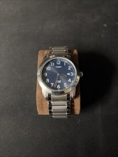 Timex Highland St. watch (T2P132) - blue dial - stainless steel expansion band