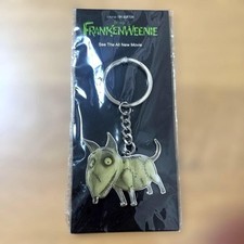 Disney FRANKENWEENIE SPARKY Metal Keychain Japan TIM BURTON 2012