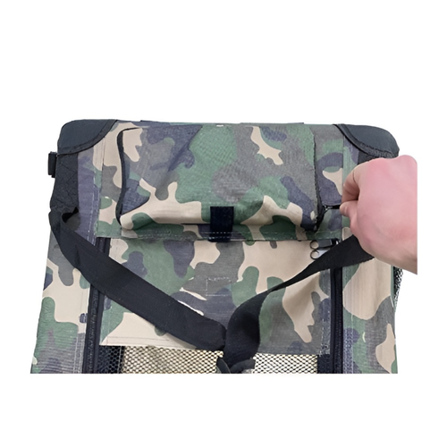 HugglePets Fabric Dog Crate Puppy Carrier - Cat Travel Cage Carry Pet Bag 4 Size - Picture 65 of 73