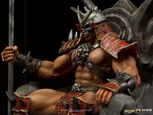 Iron Studios Mortal Kombat Shao Khan 1/10 Deluxe Edition ⚡⚡24hrs Delivery (EU) - Picture 11 of 15