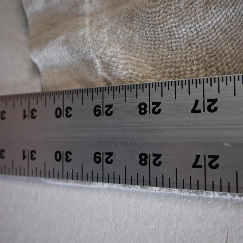 Pantalones de hombre Murano 34x32 beige 100 % lino plisados con puños corte completo Foto 4 de 4