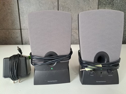 (2) Harman Kardon Multimedia Speakers System And Power Cord - Afbeelding 1 van 4