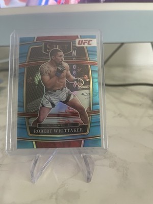 Panini 2022 Select UFC Concourse Robert Whittaker Light Blue Prizm /199 #27