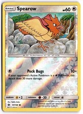 Pokemon TCG Spearow 97/149 Sun & Moon Base Set Reverse Holo