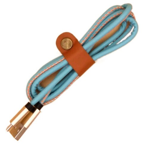 10Pcs/Pack PU Leather Cord Organizer Storage Cable Straps Charging Cable - Afbeelding 4 van 12