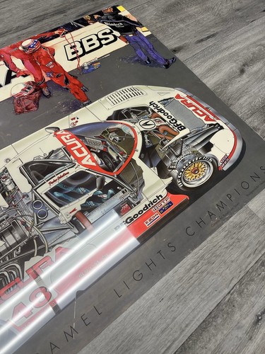 1991 ACURA NSX IMSA CAMEL GT LIGHTS CHAMP COMPTECH PARKER JOHNSTONE POSTER - Picture 5 of 13