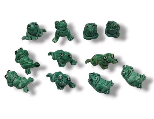 ⚡Happy Frog Figuren 10x Stück 80er üei selten Sammler⚡ - Bild 1 von 16