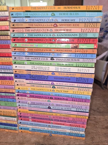 The Saddle Club Paperback Young Adult Novels by Bonnie Bryant - Lot of 64 Books - Picture 2 of 18