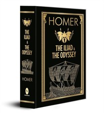 HOMER: The Iliad & the Odyssey Deluxe Hardbound Edition by Homer (Hardback Book)
