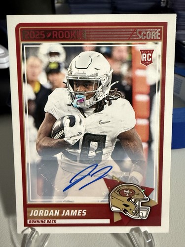 2025 Donruss Elite Jordan James Turn Of Century RC Auto /499 + Base Score Auto - Bild 6 von 9