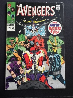 Avengers #54 Vol 1 Marvel Comic  VG/FN